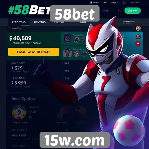 Ofertas e bônus disponíveis na 58bet